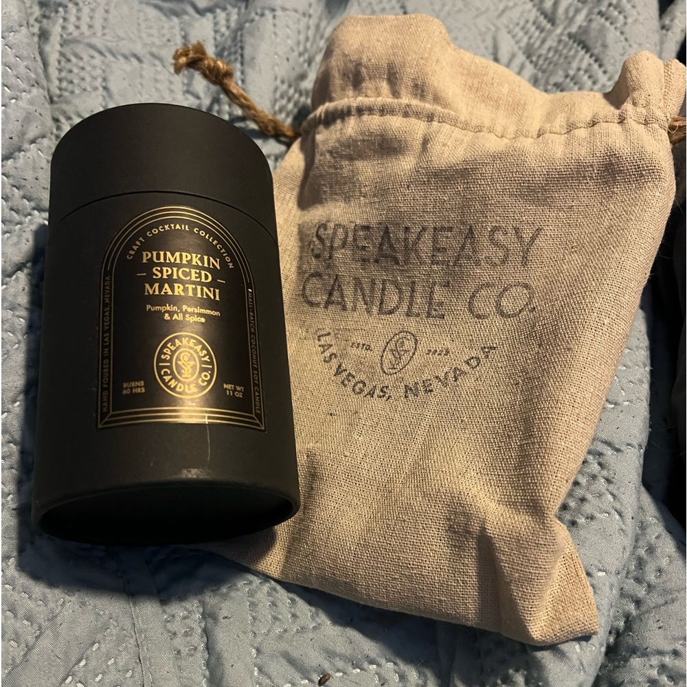 Speakeasy Cocktail Inspired Pumpkin Spiced Martini Candle